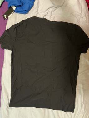 Small Under 5'10 Black Crewneck T-Shirt